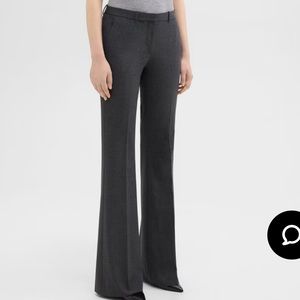 Theory charcoal trousers, size 4, Dimitria